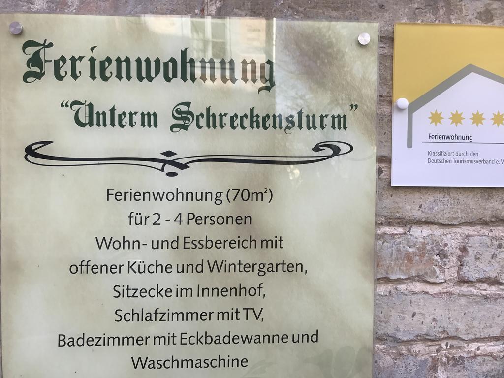 קדלינבורג Ferienwohnung Unterm Schreckensturm מראה חיצוני תמונה